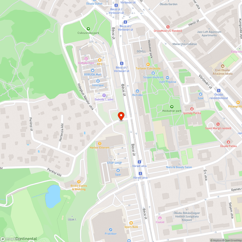 Sérült utcanévtábla bejelentés helye