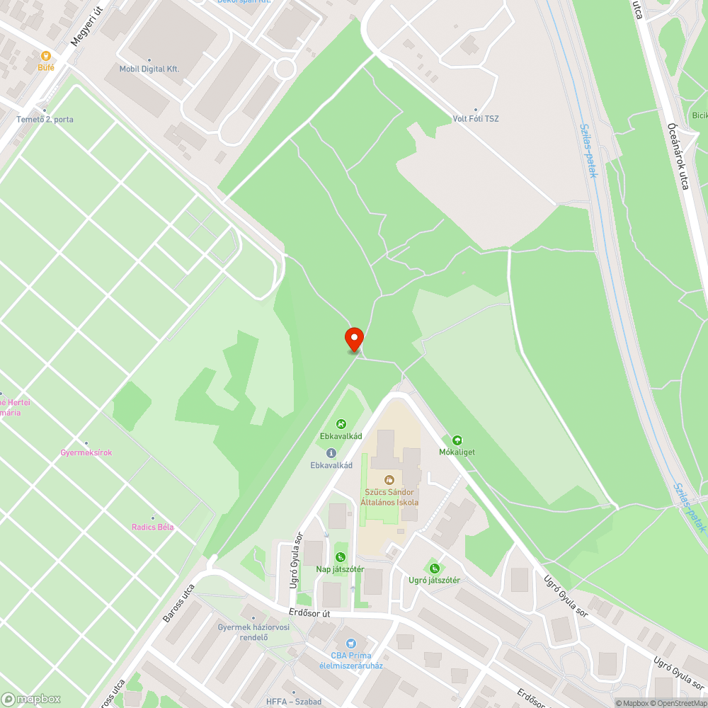 Gáz (?) bejelentés helye