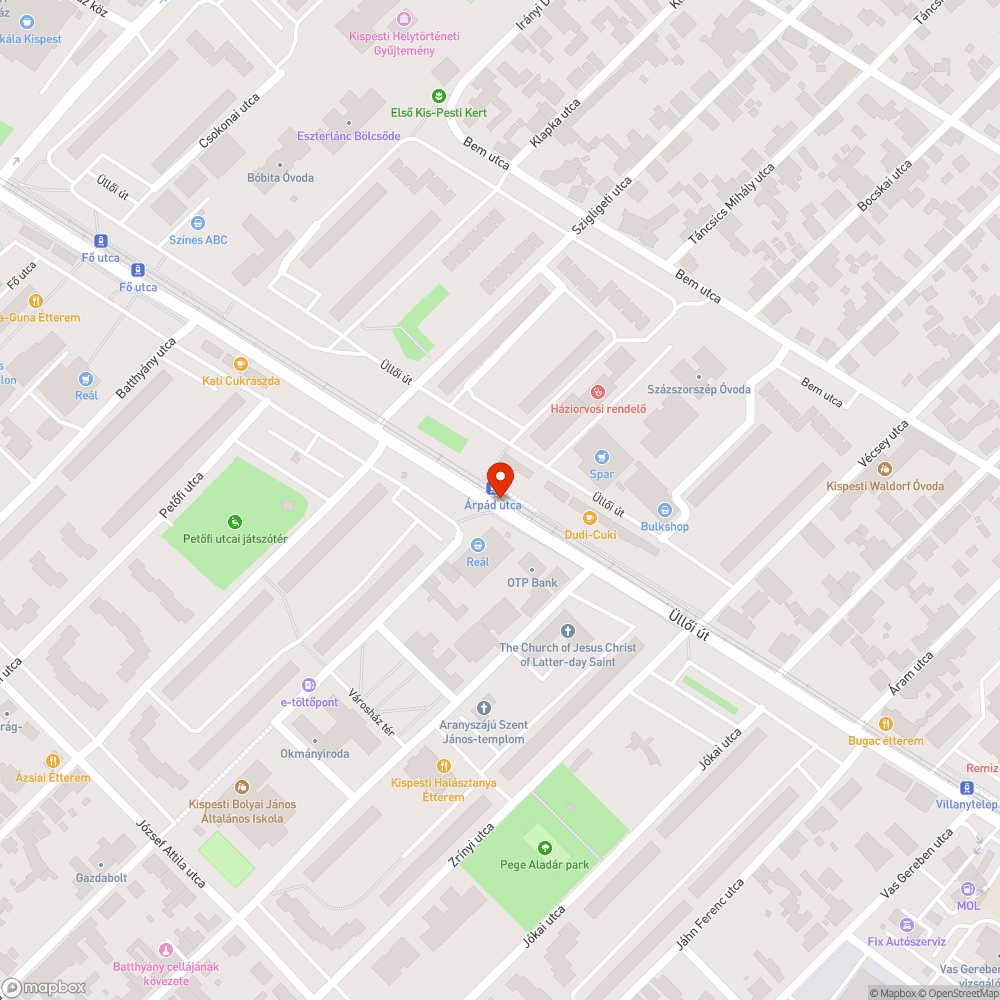 Szétmorzsolódott padka bejelentés helye