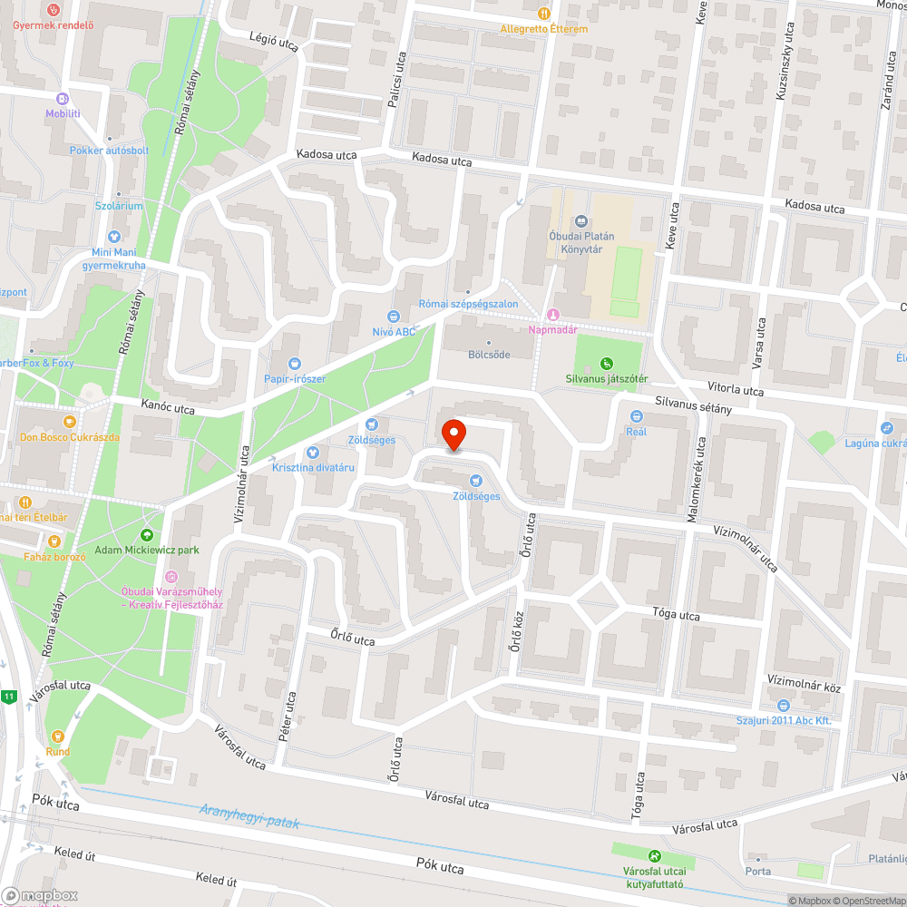 Zöldhulladék bejelentés helye