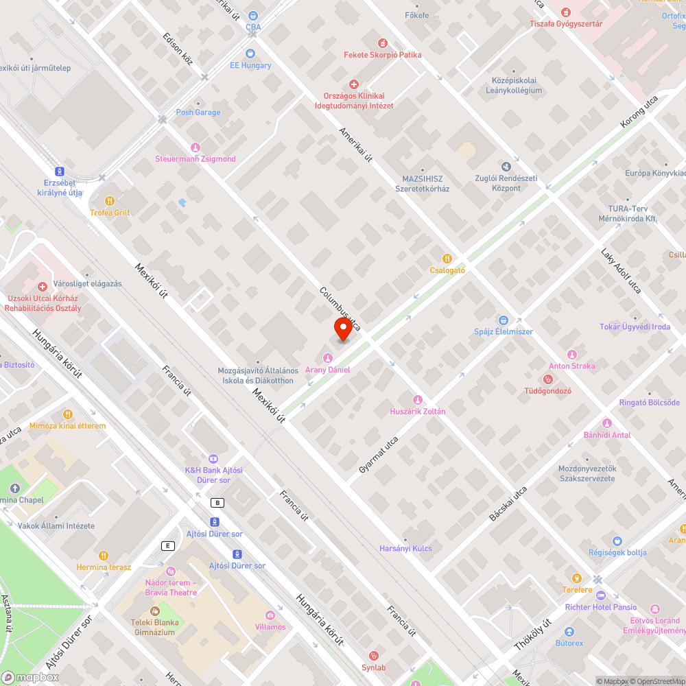 Újabb kátyúk a Korong utcában bejelentés helye