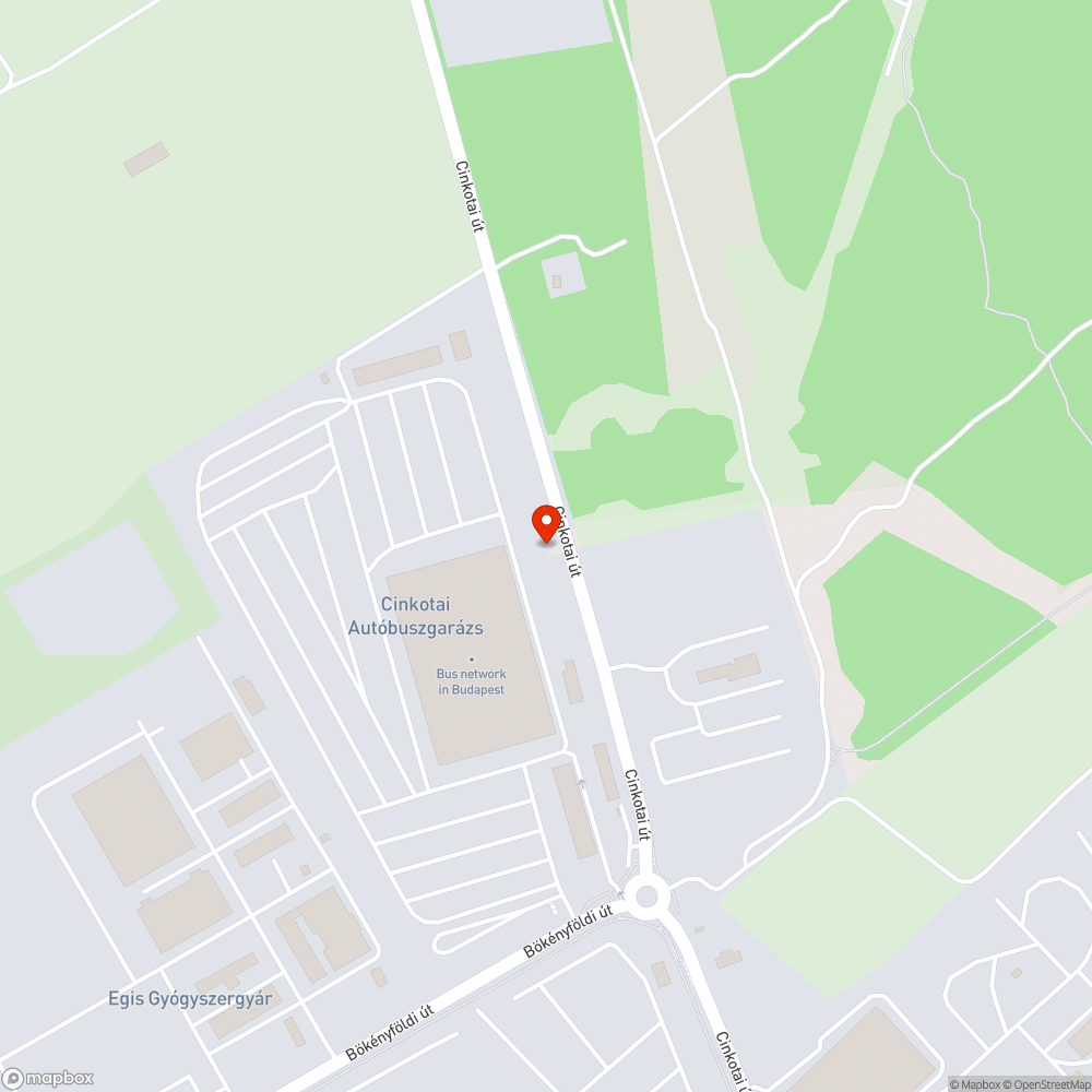 Cinkotai út tele szeméttel bejelentés helye