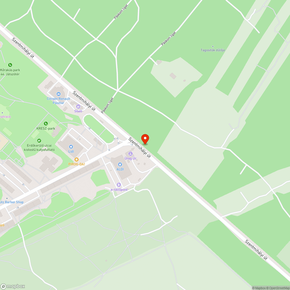 Szentmihályi út tele szeméttel bejelentés helye