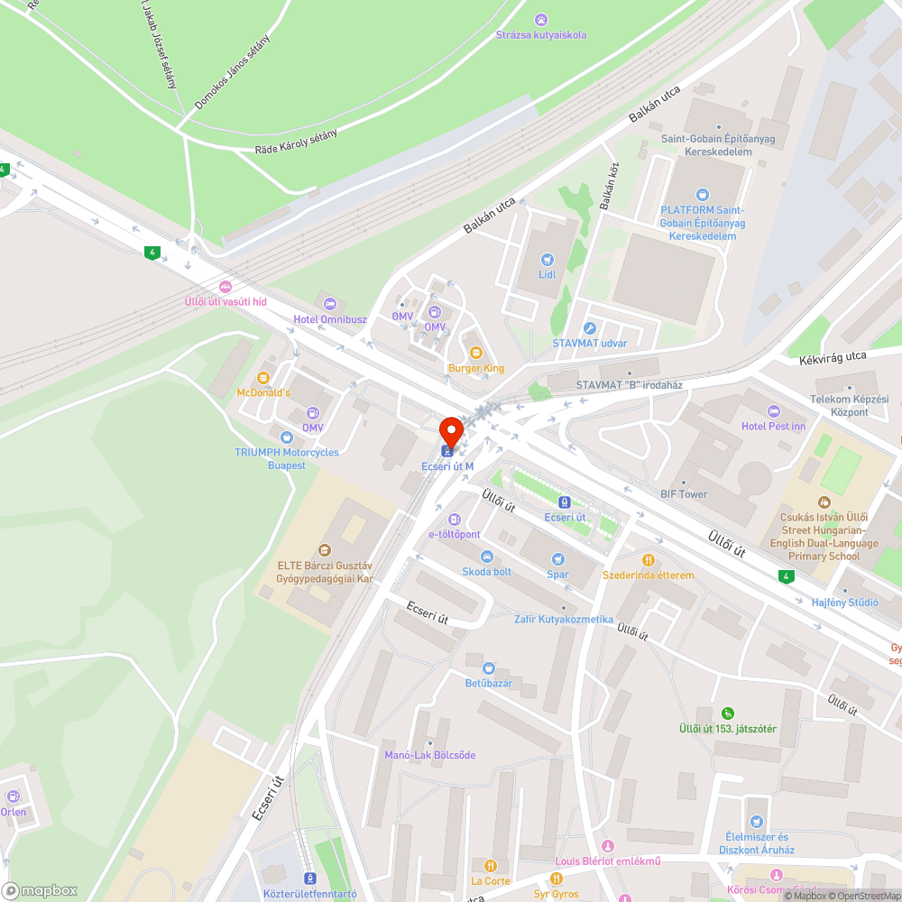 Hiányzó aszfalt bejelentés helye