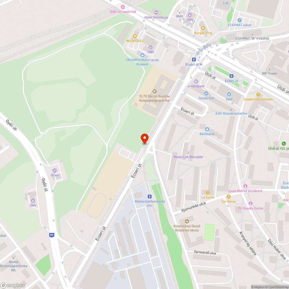 Veszélyes fa bejelentés helye