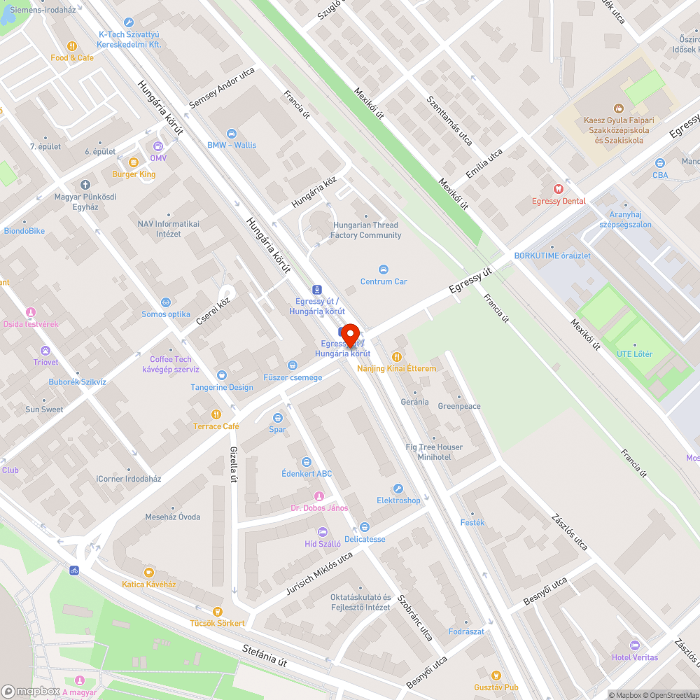 Gazdátlan, rendszám nélküli autó bejelentés helye