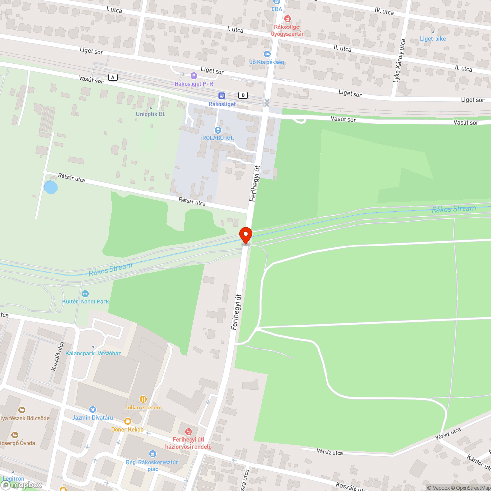 Zebra igénylése bejelentés helye