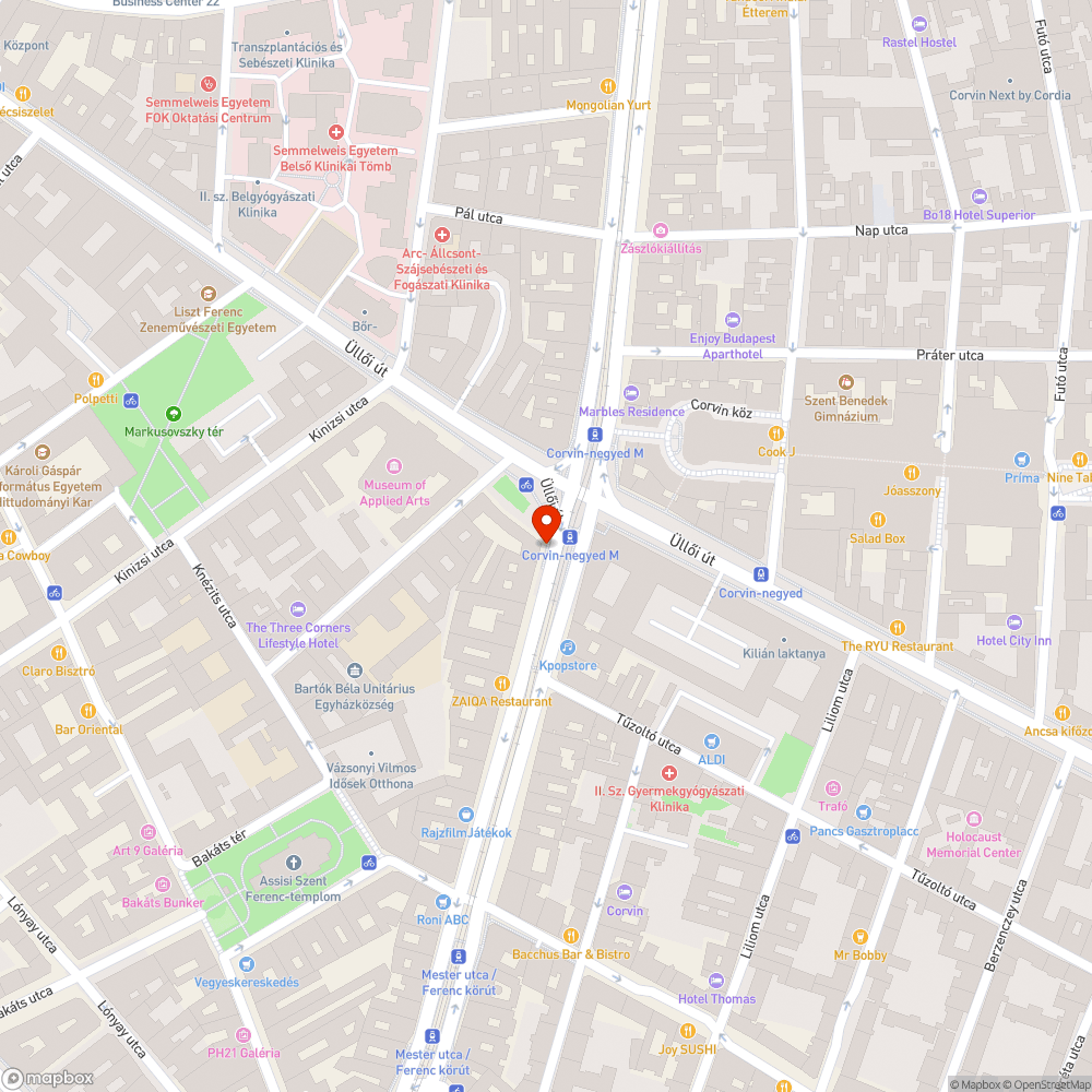 oszlop bejelentés helye