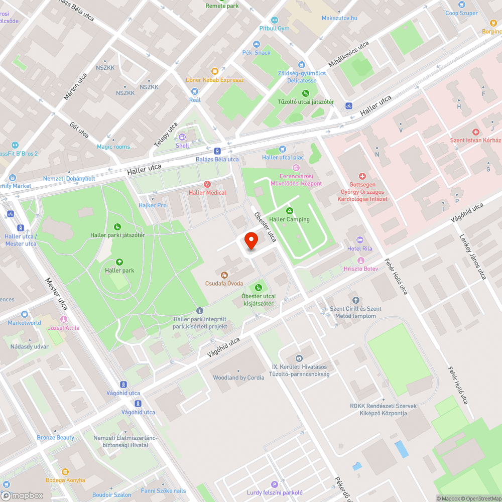 Elhagyott épület az ovi mellett bejelentés helye