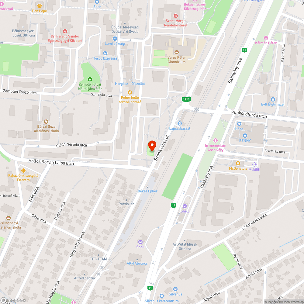 Megrongálódott kerítés bejelentés helye