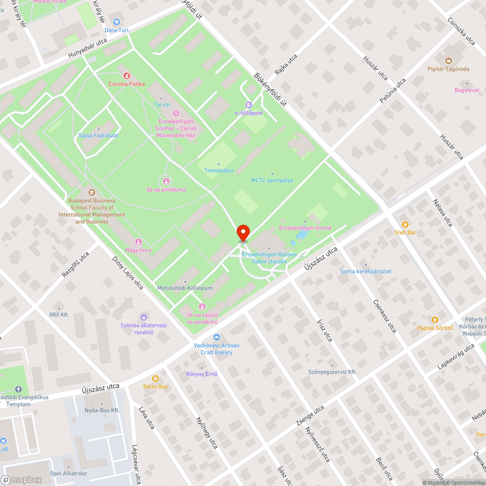 Tönkretett park bejelentés helye