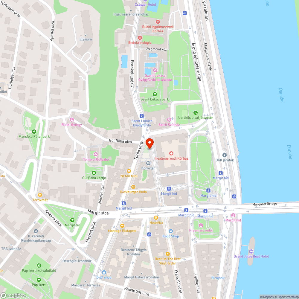 Lelakott autó bejelentés helye