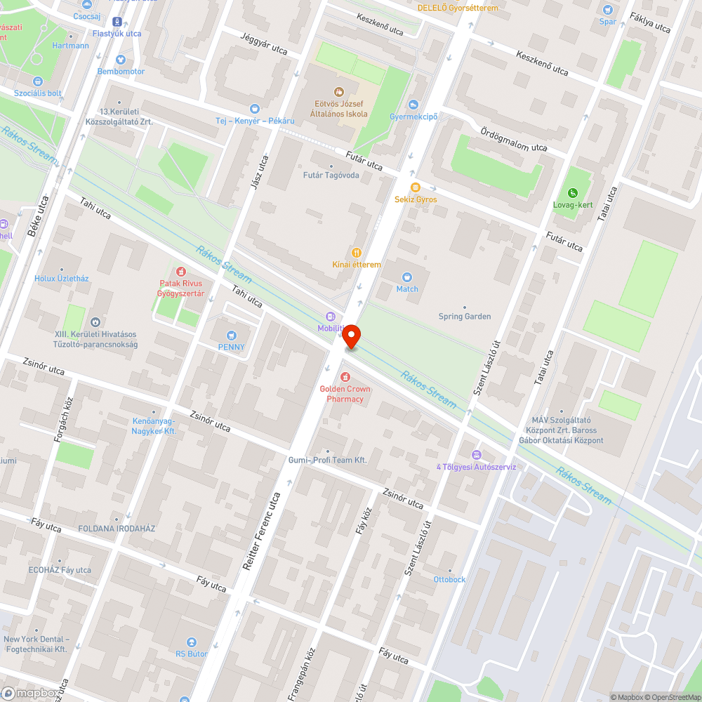 Szemetes a patakpart bejelentés helye