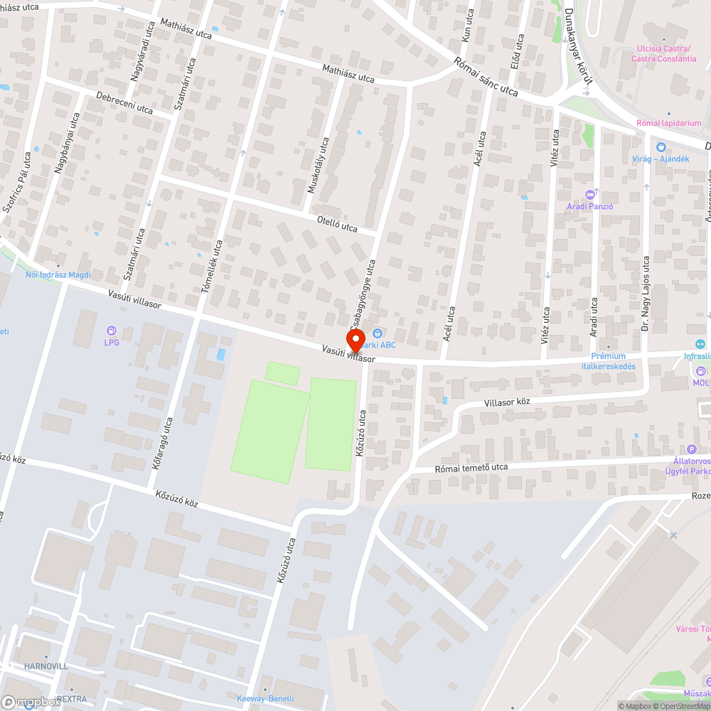 Megsüllyedt csatornafedél bejelentés helye