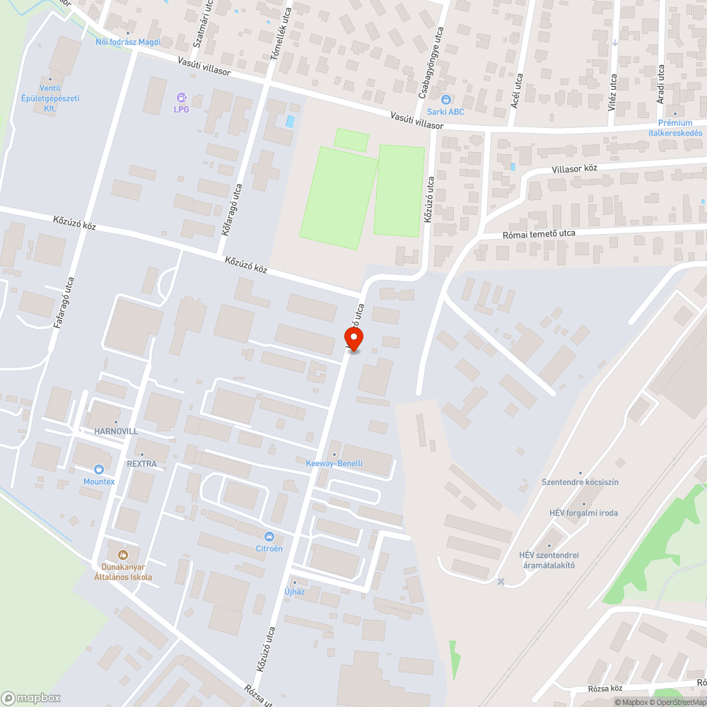 Takarásban lévő tábla bejelentés helye