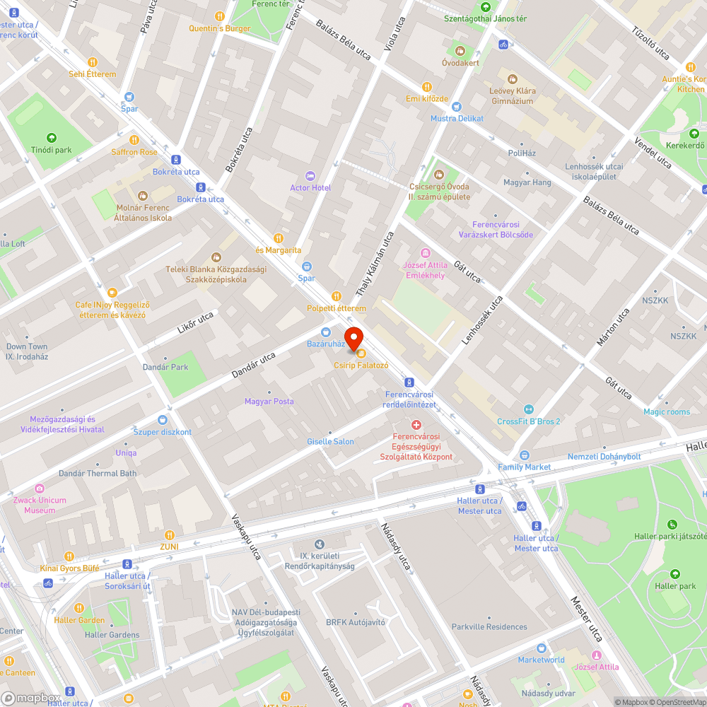 Letört faágak bejelentés helye