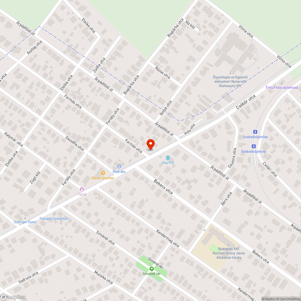 Kidőlt közlekedési tábla bejelentés helye