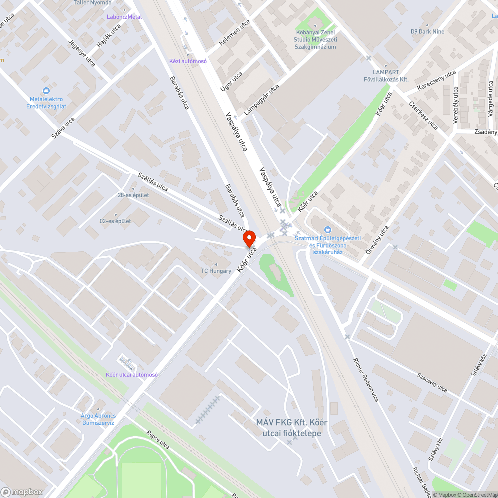 Megdöntött jelzőtáblaoszlop bejelentés helye