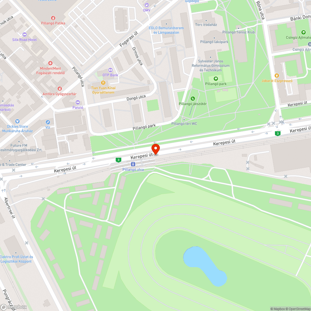 Új úton hatalmas tócsák bejelentés helye