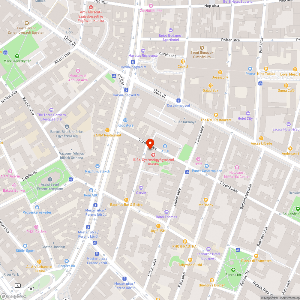 elkopott (és egy kicsit meg is taggelt) tábla bejelentés helye