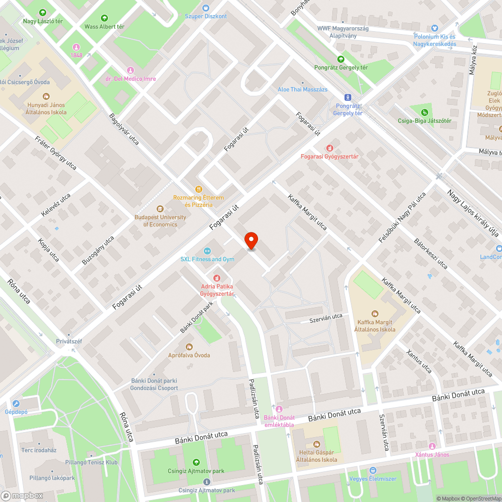 Parkolás a Fogarasi parkban bejelentés helye