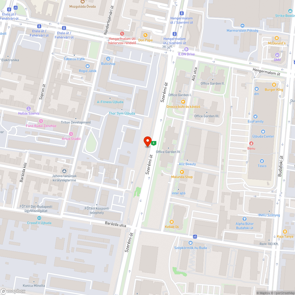 Szemétkupacok bejelentés helye