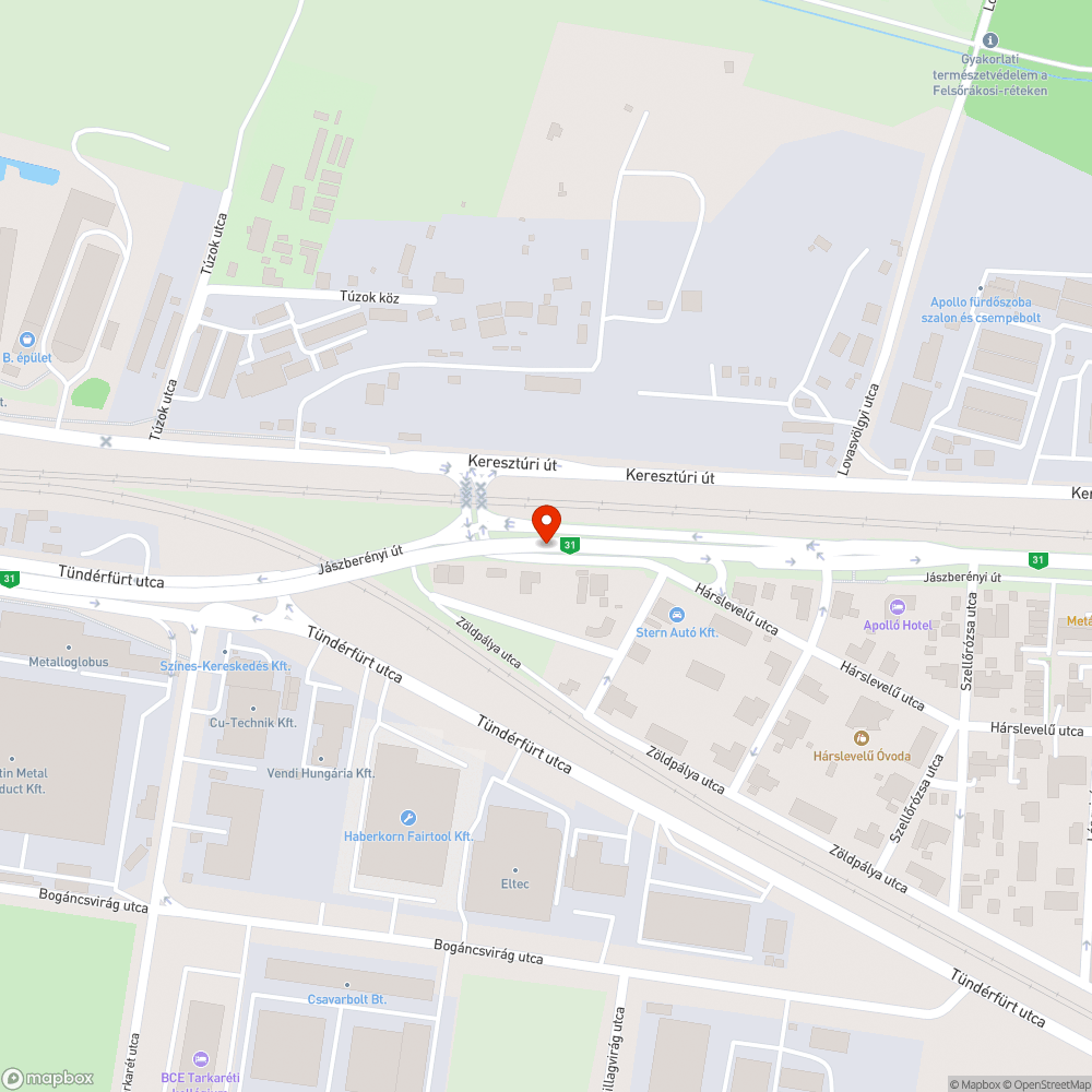 Felüljáró burkolata bejelentés helye