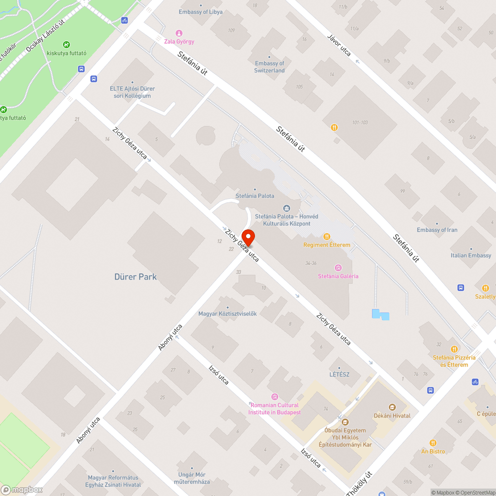 Összetört buszmegálló bejelentés helye