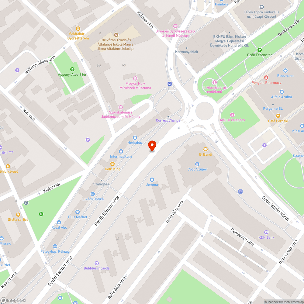 Balesetveszélyes, lesüllyedt járda a szalagház mellett bejelentés helye