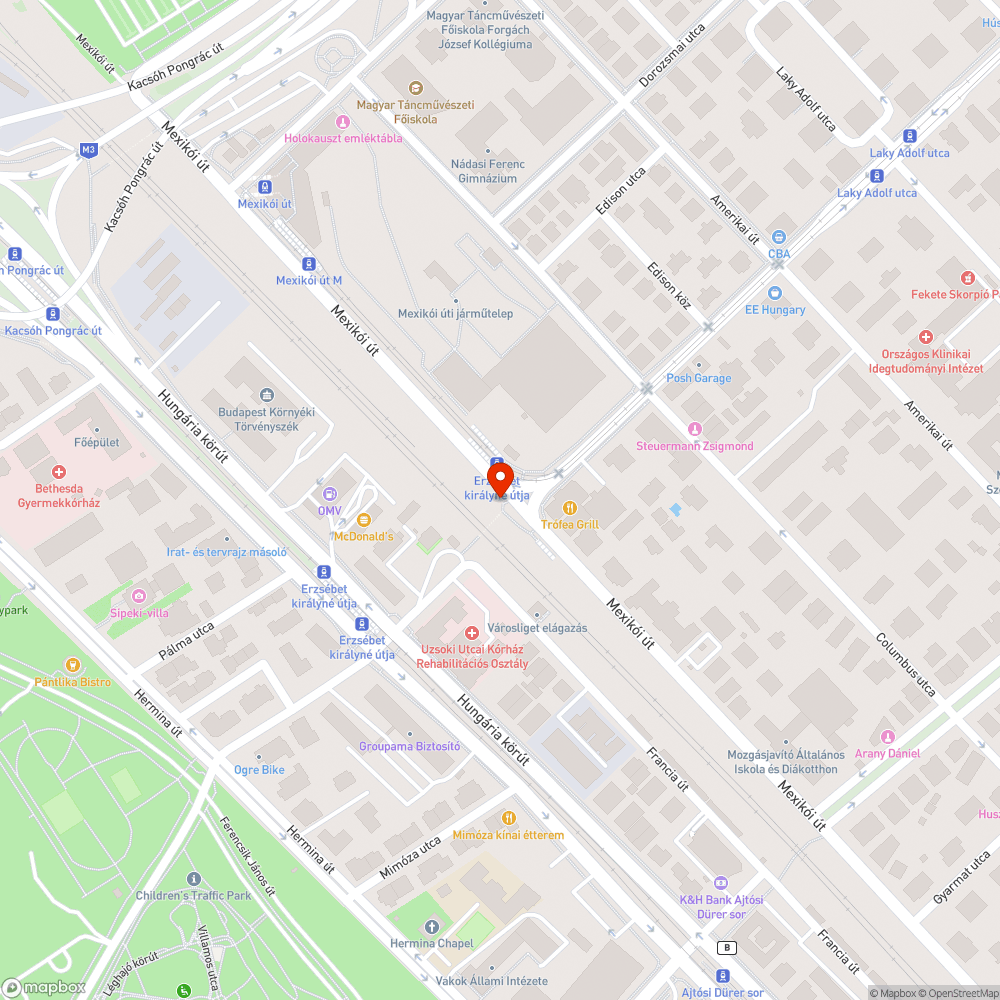 Szemét a vasút mellett bejelentés helye