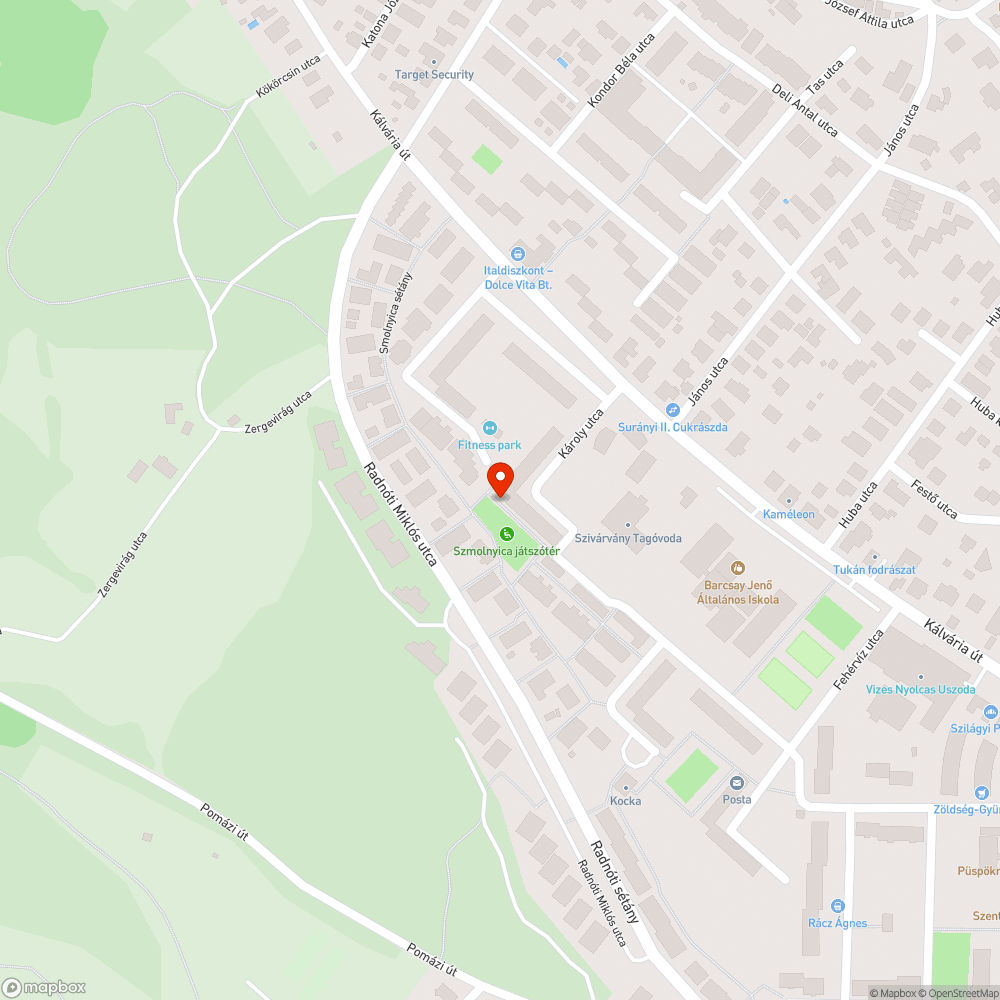 Leszakadt kapu bejelentés helye