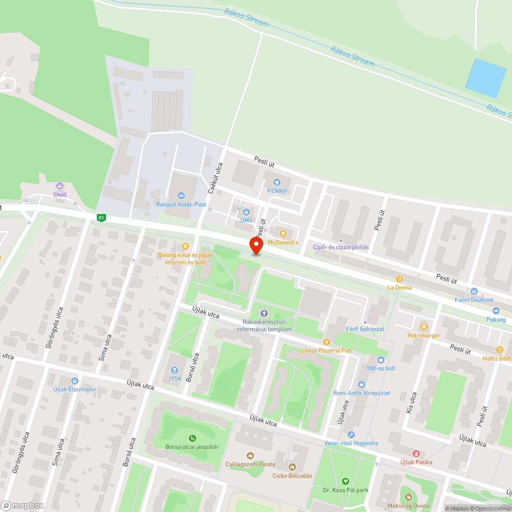 Láthatatlan szemetes bejelentés helye