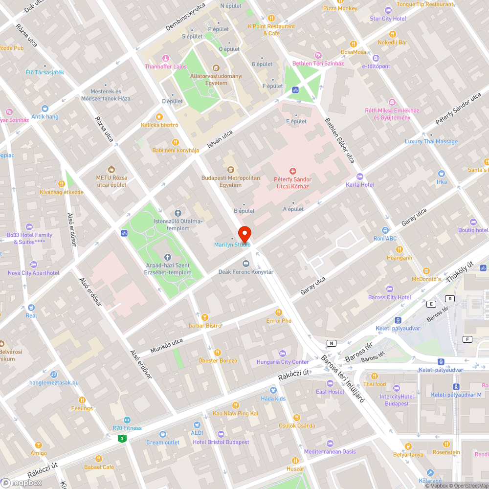 Elhagyatott jármű bejelentés helye