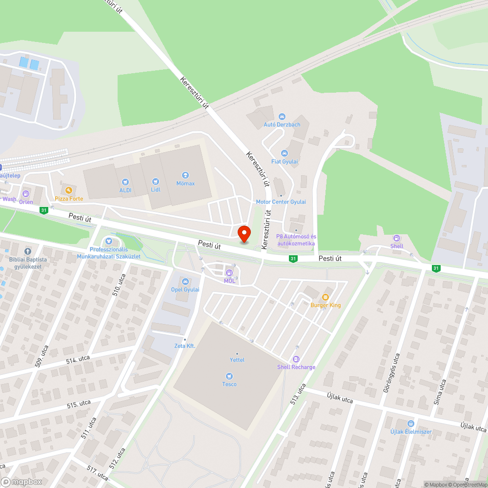 Lyuk a járdán bejelentés helye