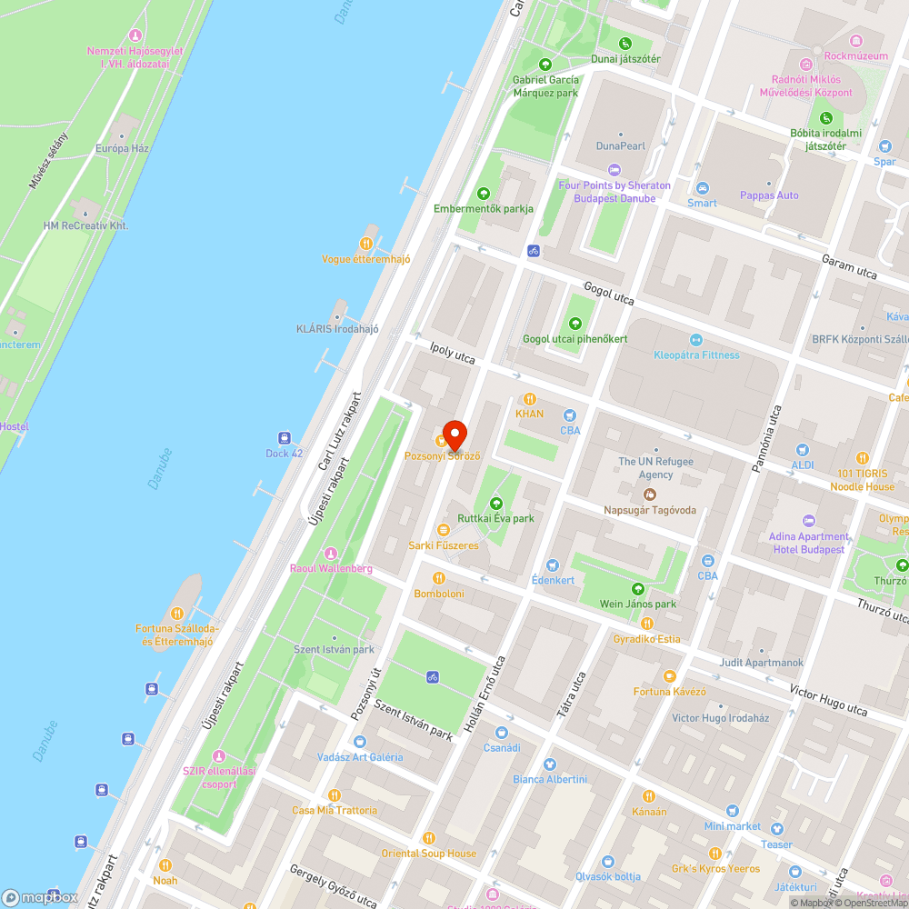 Kátyú a Pozsonyi úton bejelentés helye