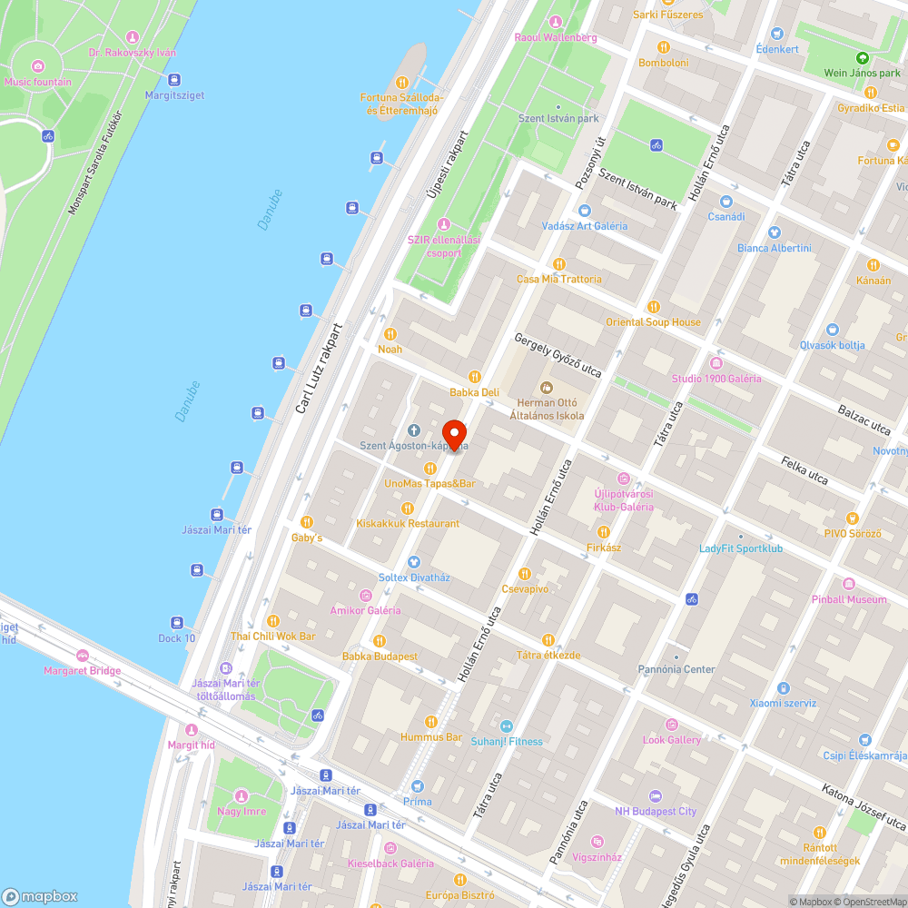 Kátyú a Pozsonyi úton #2 bejelentés helye