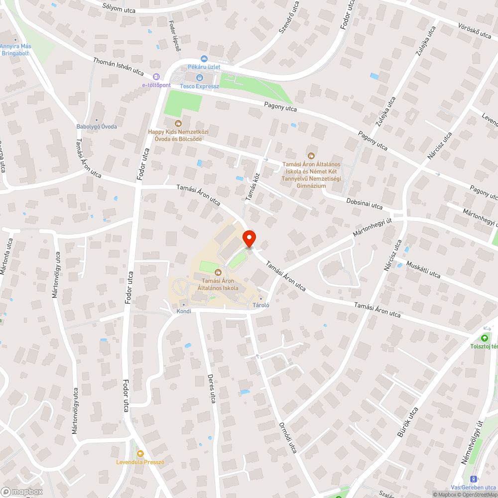 Döglött macska bejelentés helye