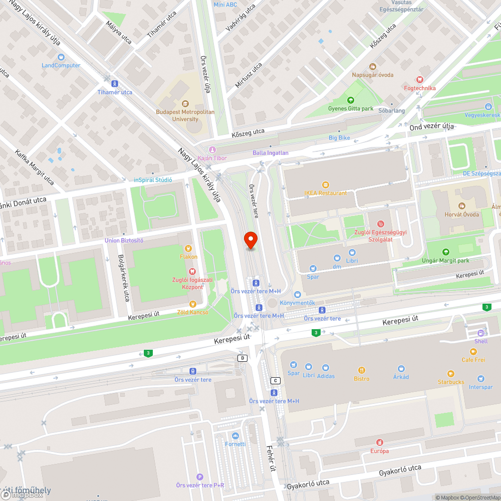 Szemetes megálló bejelentés helye