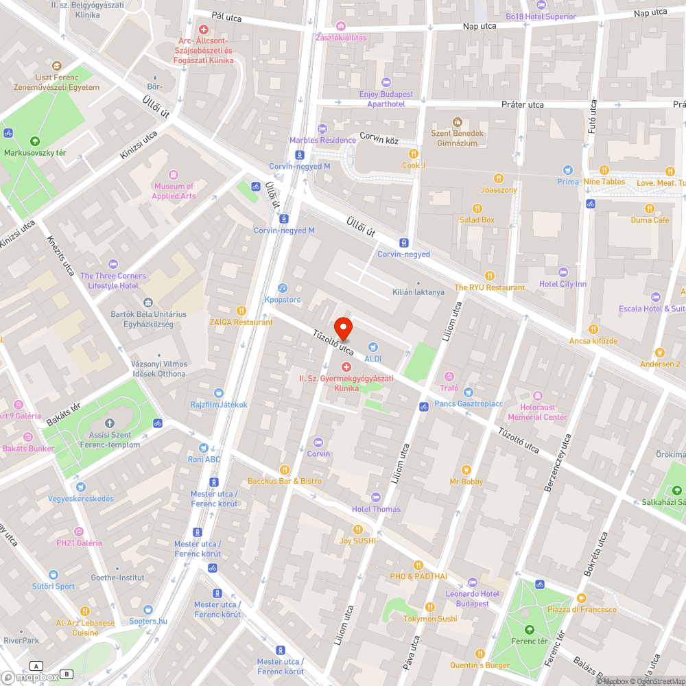 tönkretett szemetes bejelentés helye