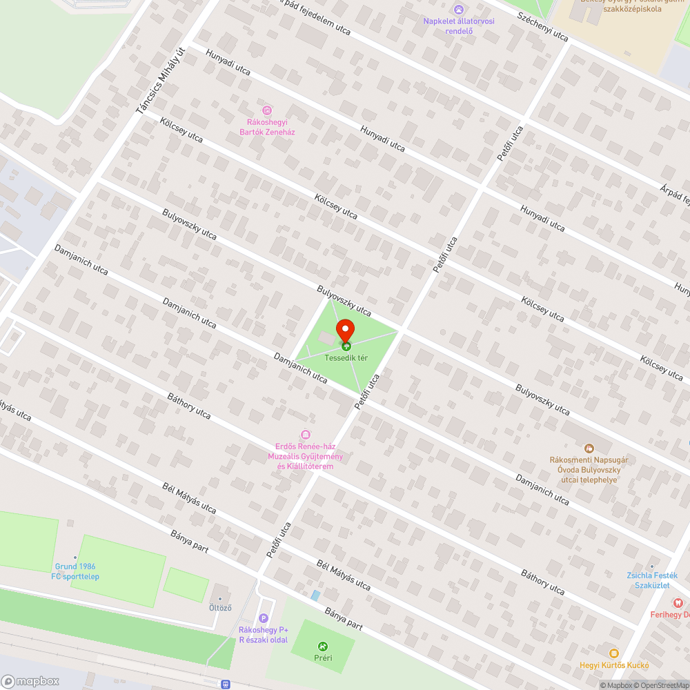 Hiányzó szemetesek bejelentés helye