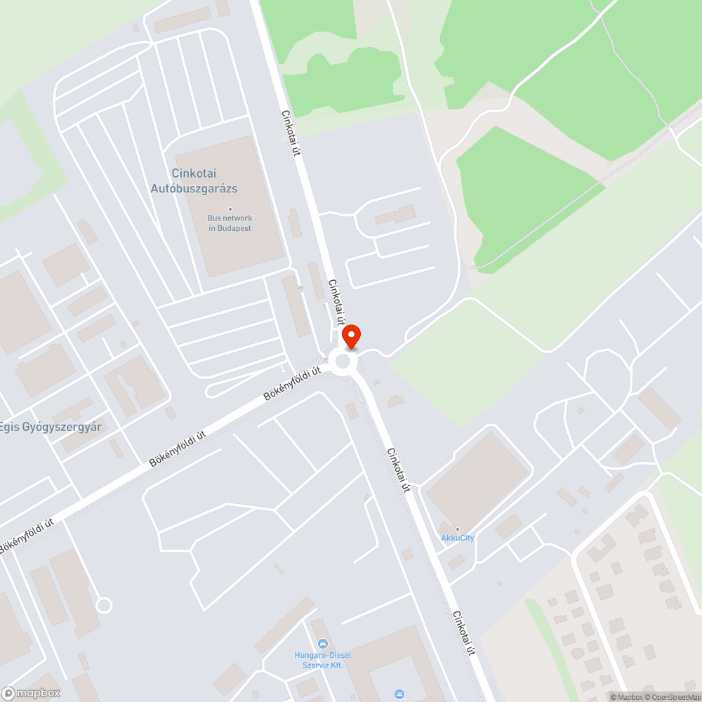 Úton kátyúk bejelentés helye