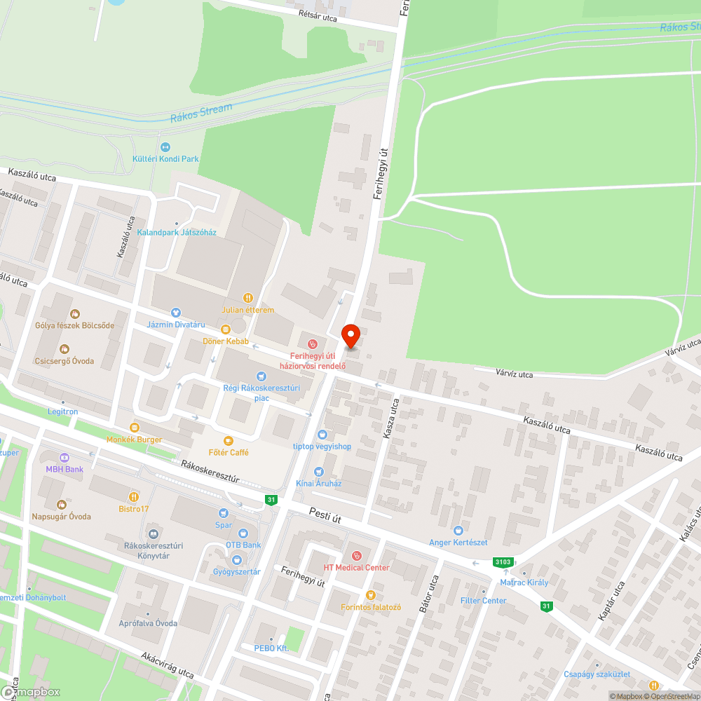 Bucka a járdán bejelentés helye