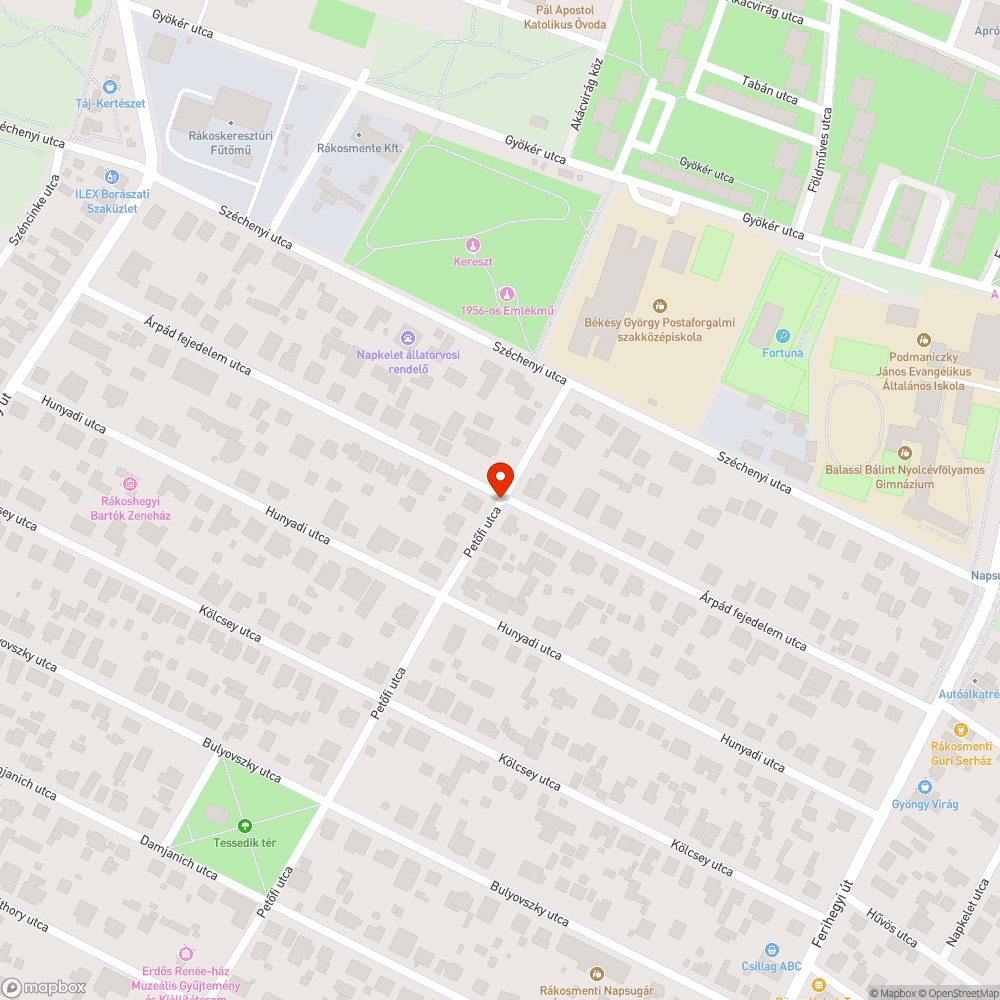 Utcatáblák bejelentés helye