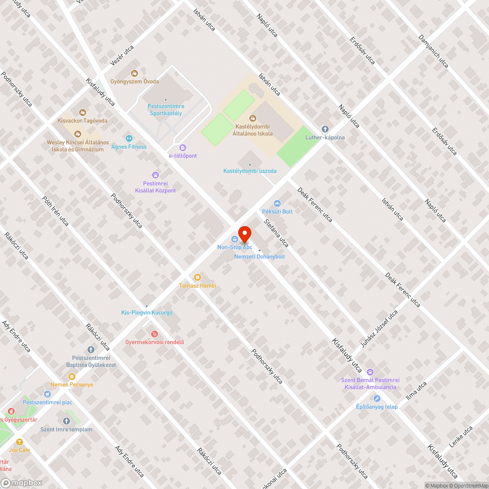 Törött utasvárók a 184/284E vonalán bejelentés helye