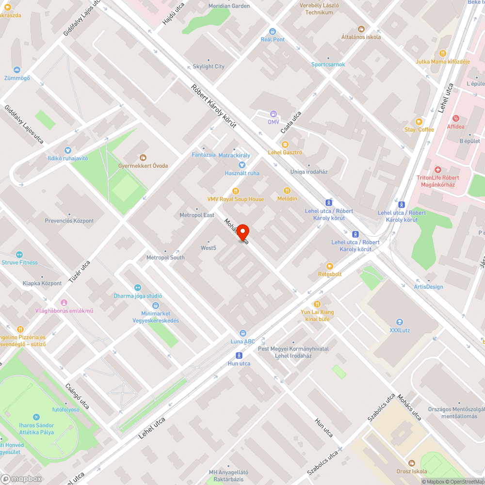 Szemét bejelentés helye