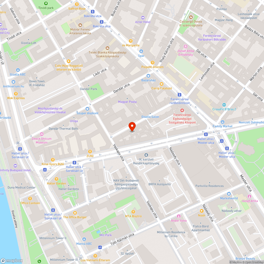 lom bejelentés helye