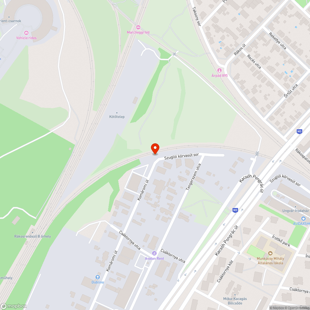 Illegális szemétlerakó bejelentés helye