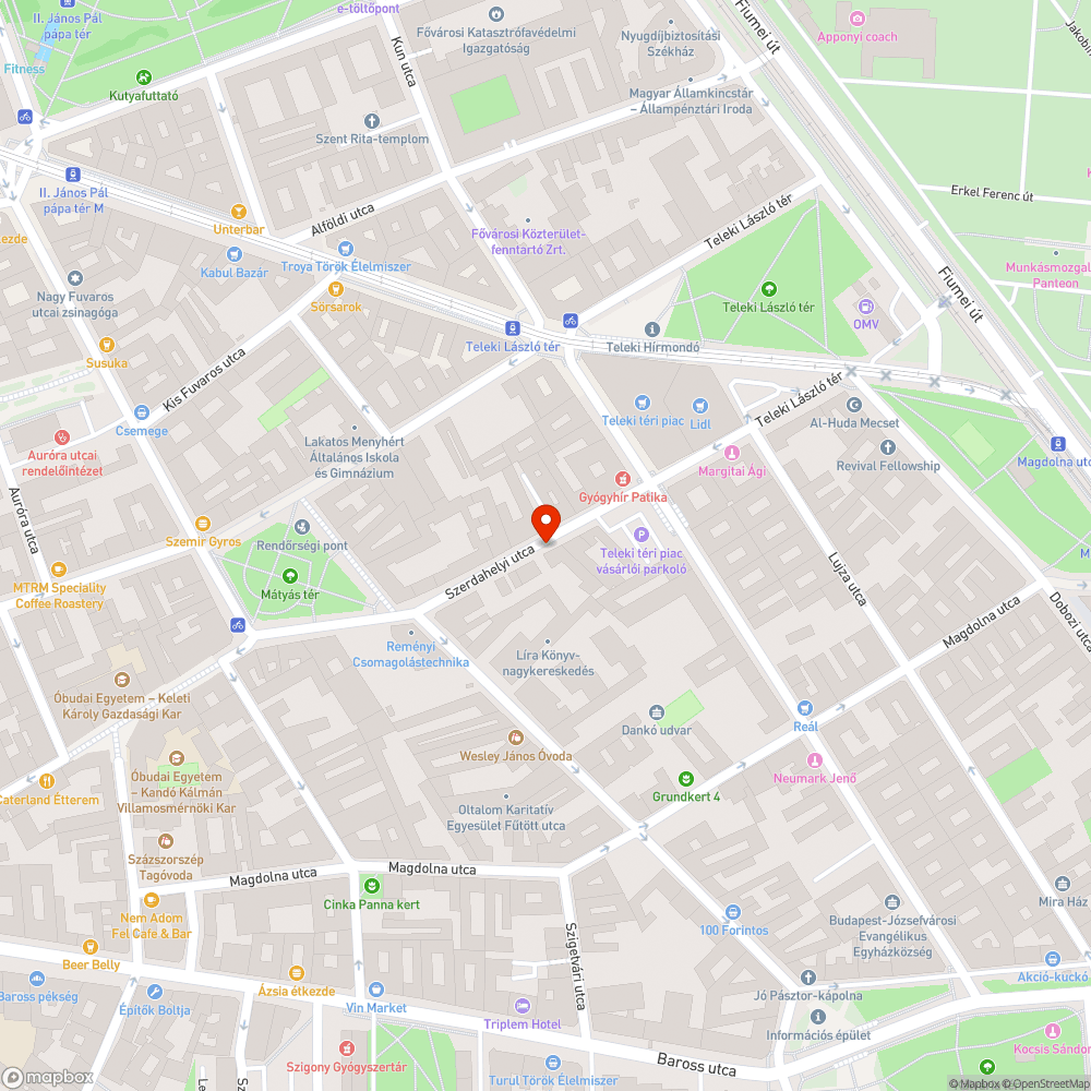 Roncsautó bejelentés helye