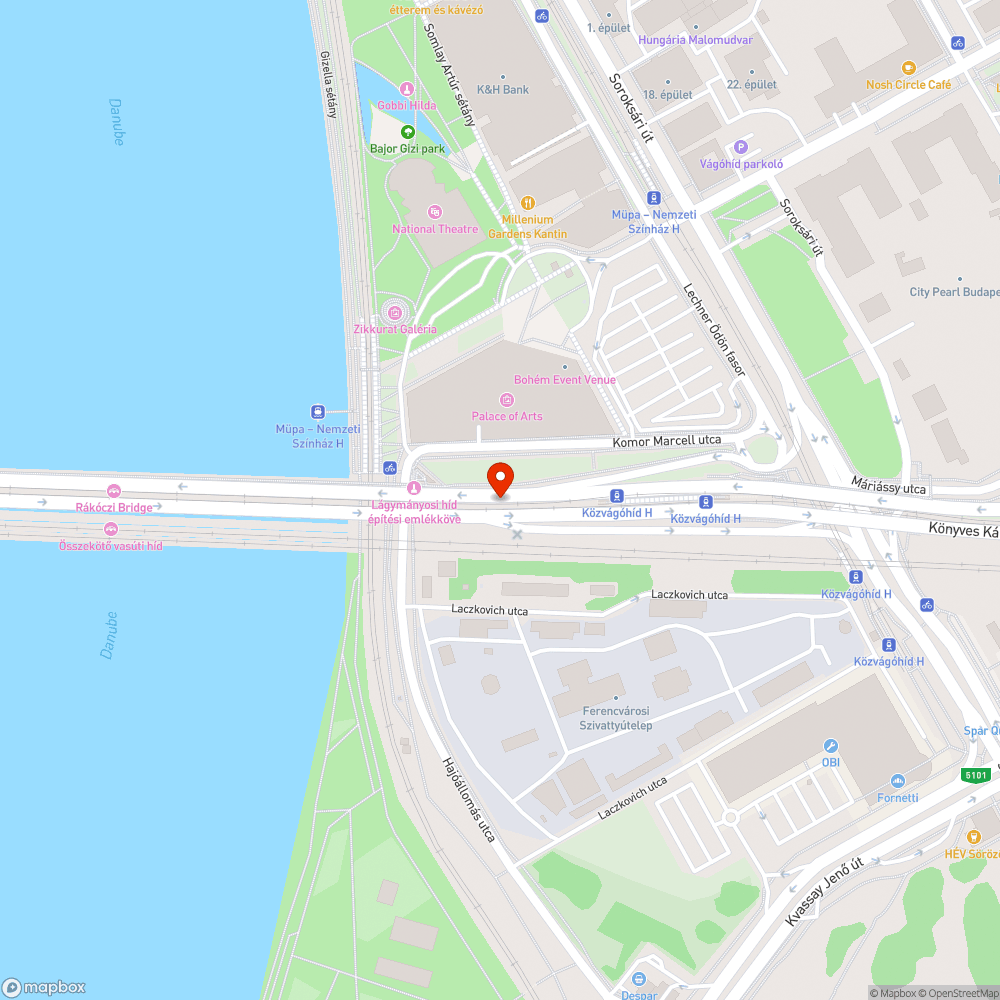 Elszakadt kerékpáros forgalomszámláló bejelentés helye