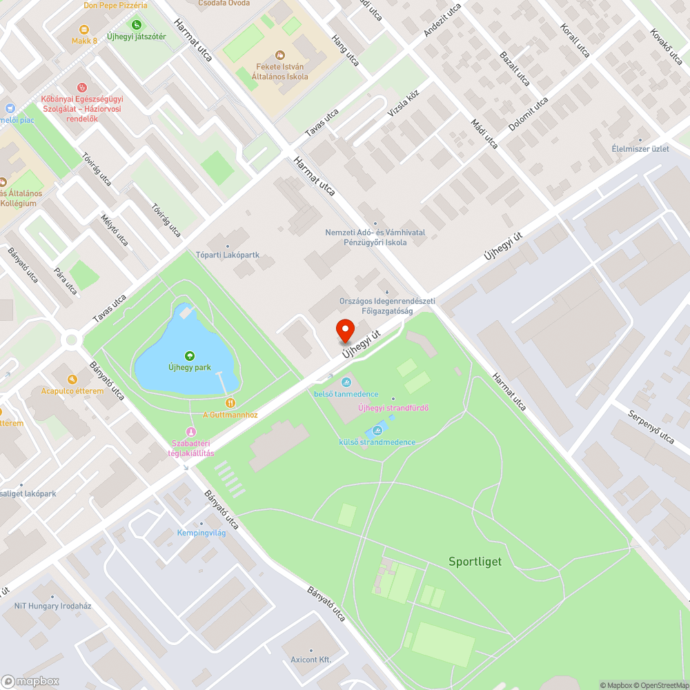 Kiálló vascsonk bejelentés helye